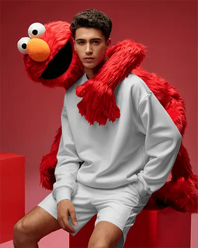 Casual Wear Sweatshirt Mockup With Long Sleeves Pullover Style For Easy Daily Outfit Combo