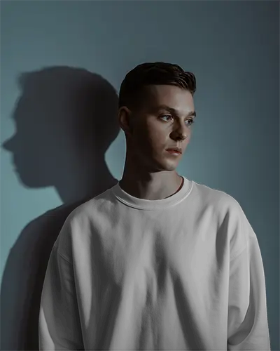 High Quality Cotton Blend Loose Fit Pullover Sweatshirt Mockup For Mens Casual Streetwear Style