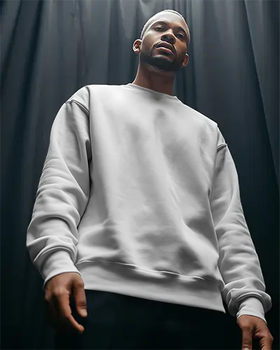 Premium High Quality Smooth Fabric Sweatshirt Mockup Fashion Mockup For Men Stylish Comfort