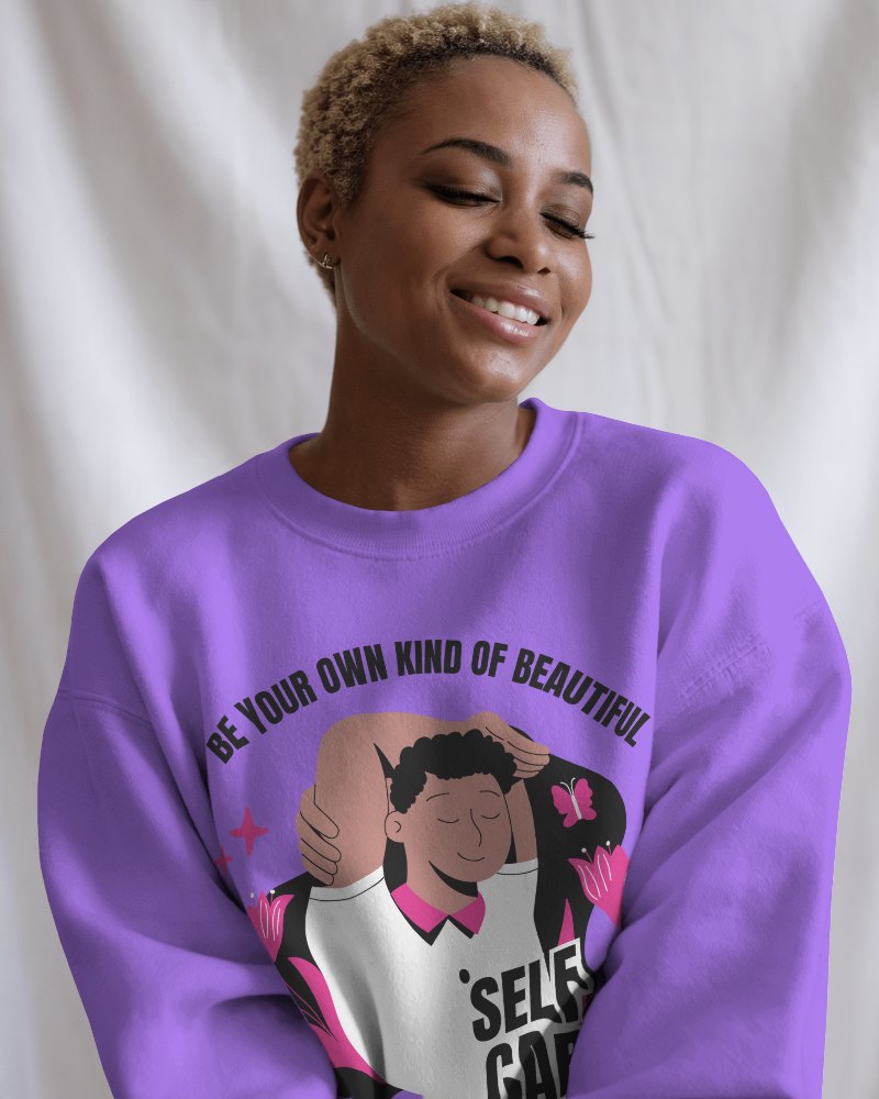 Half Body Sweatshirt Mockup With Focused Design