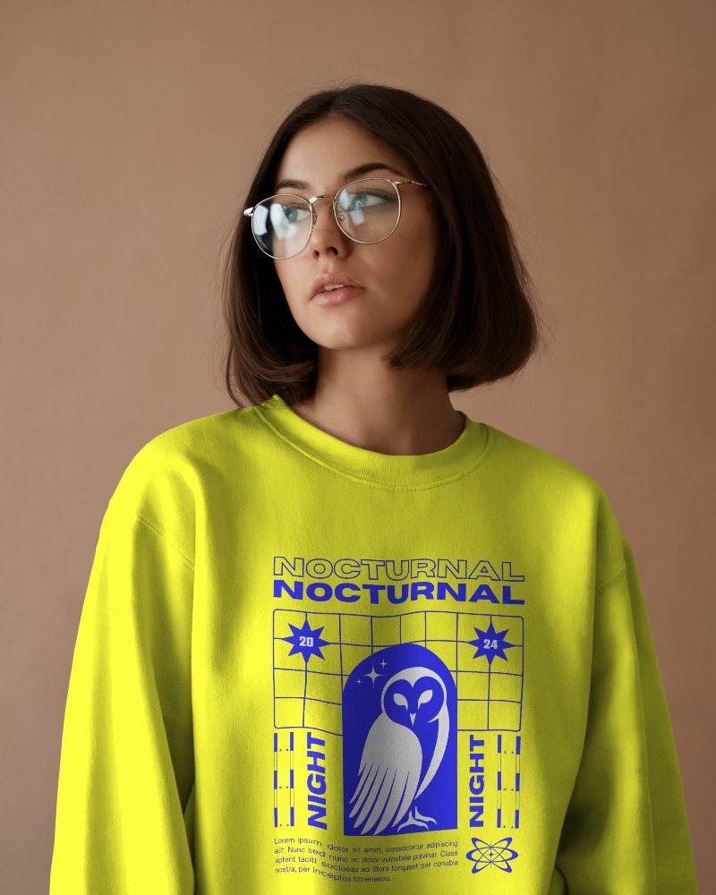 Natural Lighting Sweatshirt Mockup With Soft Background
