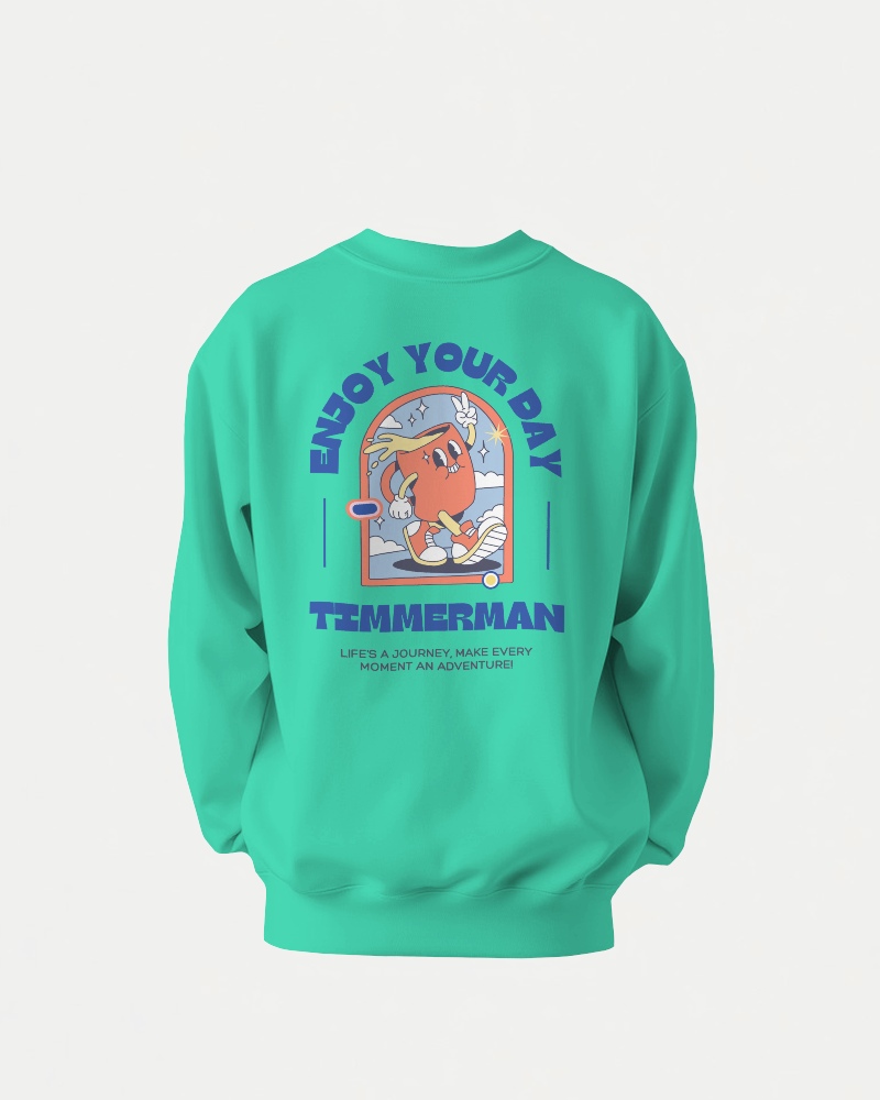 Isolated Studio Sweatshirt Mockup Back View On Minimalist Background Perfect For Simple And Clean Design Showcase