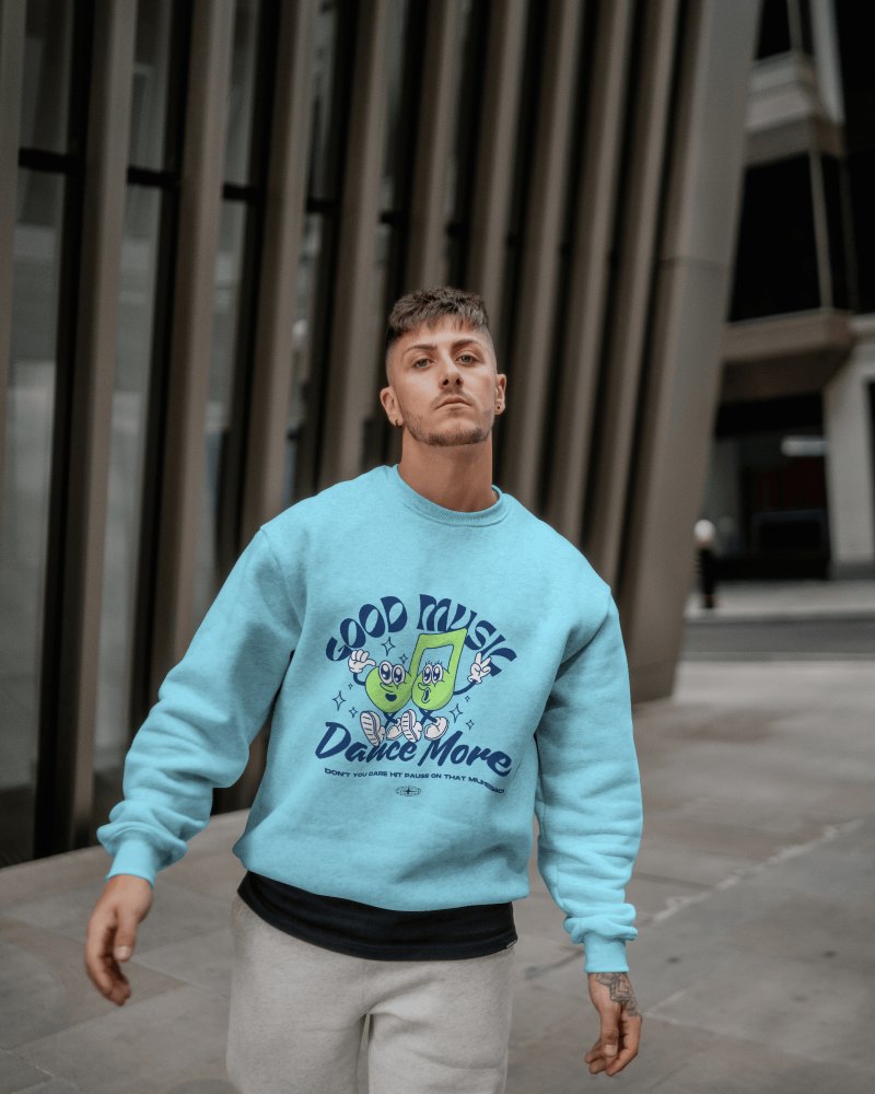 Sweatshirt Mockup Active Citywear With Vibrant Graphic