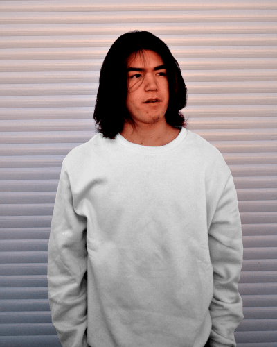 Sweatshirt Mockup On Wall Background Featuring Life Message