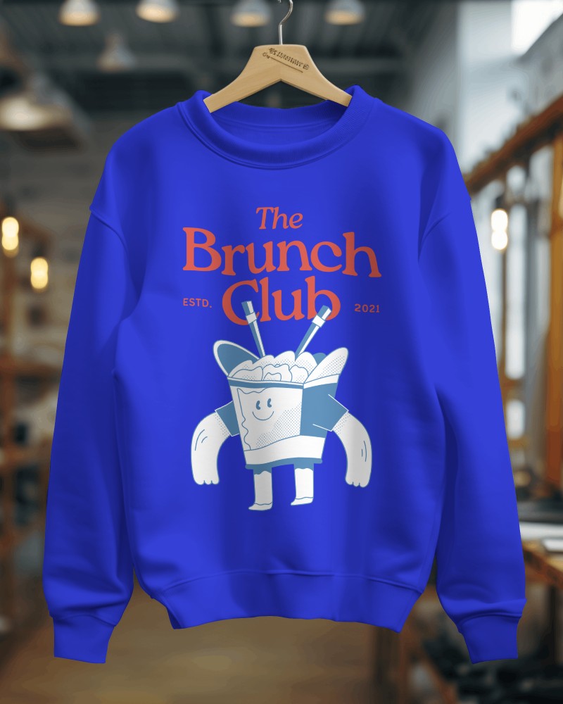 Hanging Sweatshirt Mockup In Stylish Interior