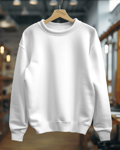 Hanging Sweatshirt Mockup In Stylish Interior