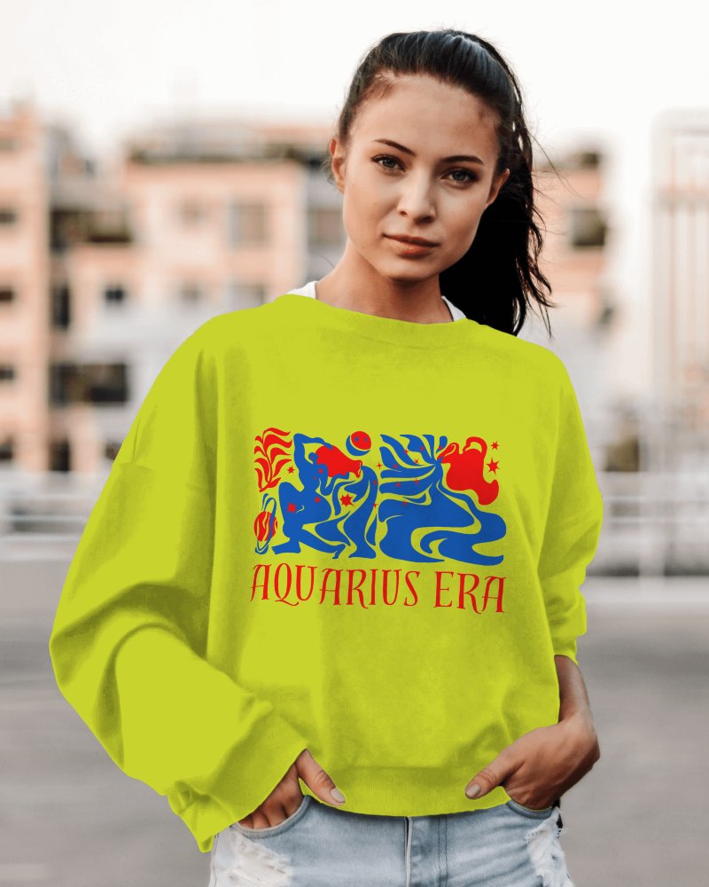 Oversized White Sweatshirt Mockup Outdoor City Background