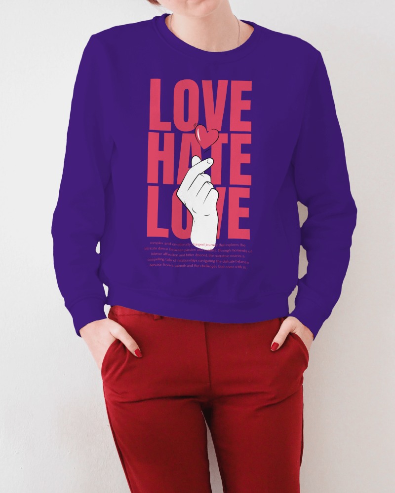 White Sweatshirt Mockup With Red Pants