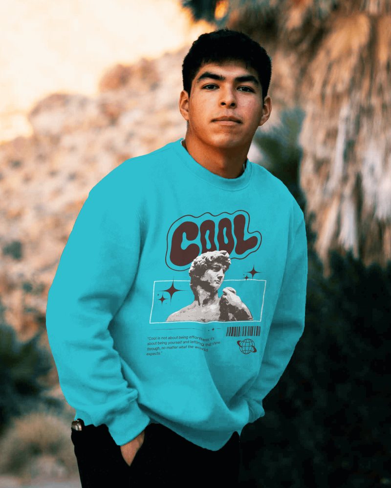 Outdoor Sweatshirt Mockup In Natural Rocky Background