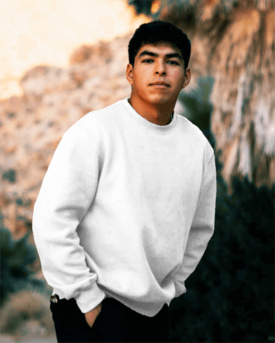 Outdoor Sweatshirt Mockup In Natural Rocky Background