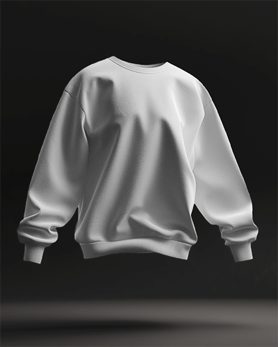 Photorealistic 3d Sweatshirt Mockup In Air