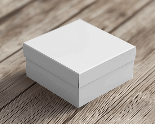 Rustic Wooden Surface Packaging Box Mockup Elevated Perspective Cozy And Natural Aesthetic 0129