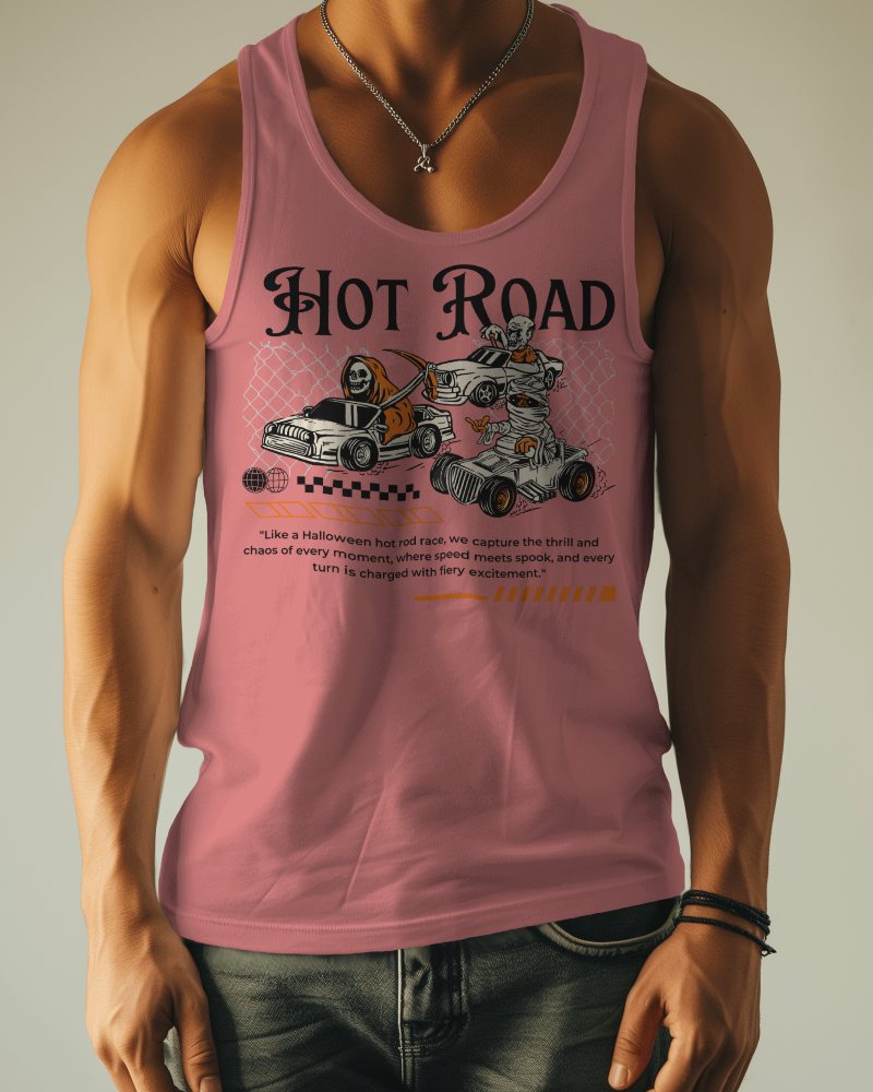 Tanktop Mockup On A Man