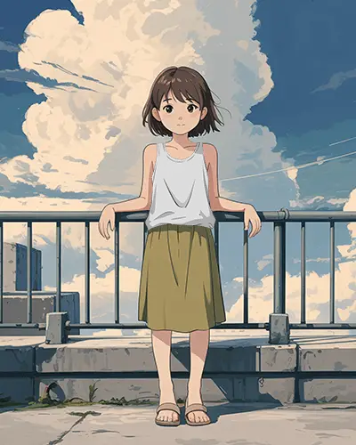 Stylish Comfortable Anime Tank Top Mockup For Casual Wear And Summer Fashion Outfits