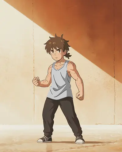 Muscle Fit Anime Tank Top Mockup Ideal For Sporty Fitness Apparel And Casual Outfit Design Showcase