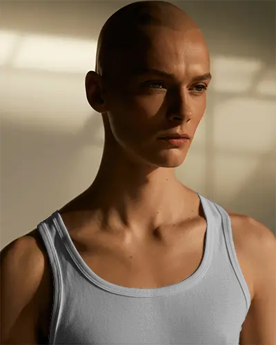 Premium Quality Soft Cotton Tank Top Mockup For Fashion Designers And Brands Showcase