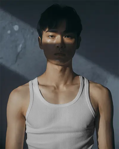 Sleeveless Ribbed Tank Top Mockup For Men Stylish Comfortable Fit Modern Design