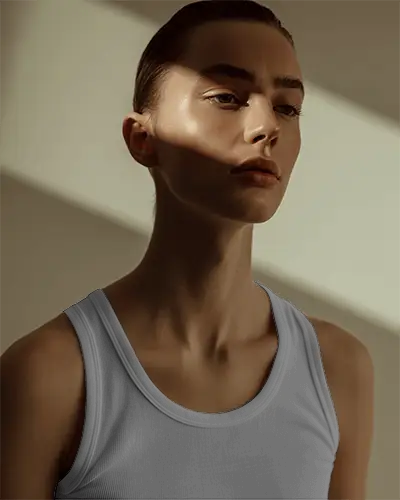 Stylish Sleeveless Tank Top Mockup For Fashion Apparel Brands And Design Showcase