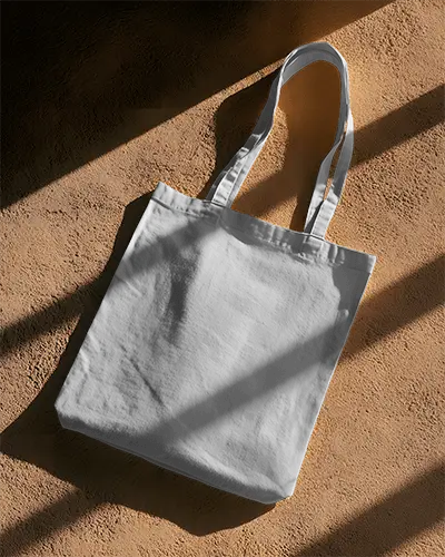 Eco Friendly Reusable Tote Bag Mockup Perfect For Shopping Grocery And Casual Outings