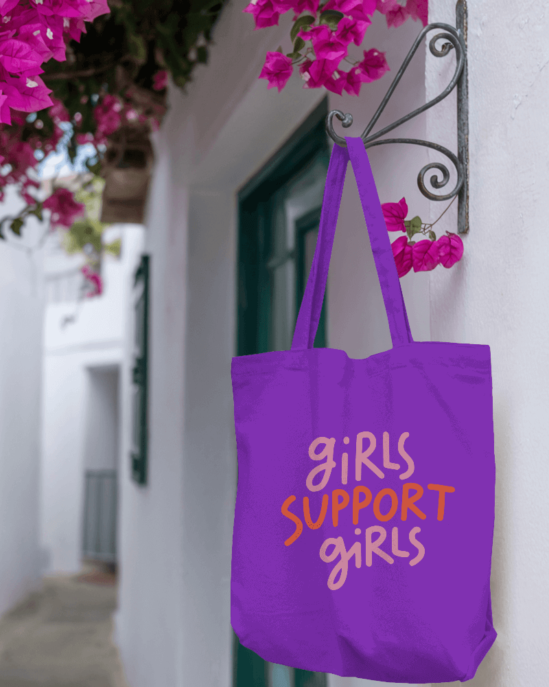 Sustainable Canvas Tote Bag Mockup For Custom Designs On Citysidewalk Hanging Display