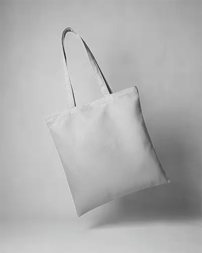 Minimalistic Shopping Tote Bag Mockup Showing Clean Flat Surface For Branding Customization 0313