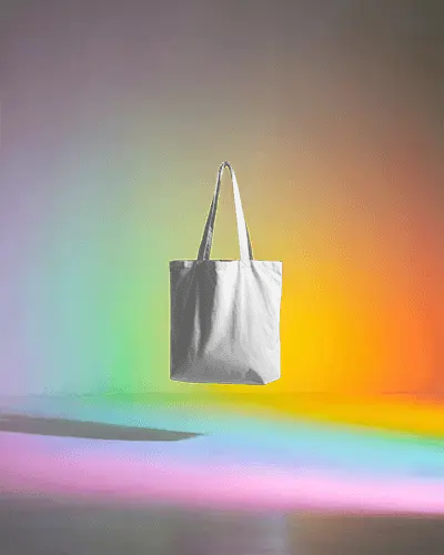Minimalistic Floating Tote Bag Mockup For Creative Branding And Promotional Use In Design 0315