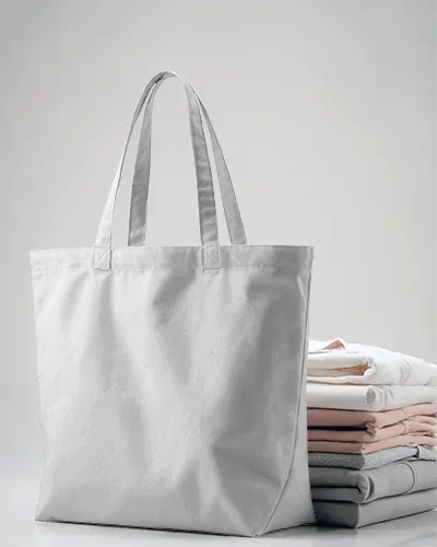 Spacious Canvas Tote Bag Perfect For Work Travel And Everyday Use With Durable Straps
