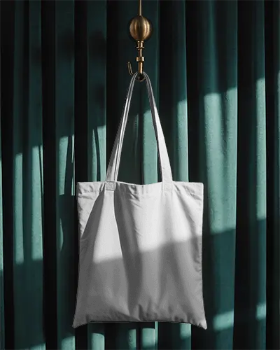 Eco Friendly Reusable Tote Bag For Shopping And Daily Carry With Sturdy Long Handles