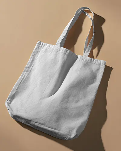 Stylish Cotton Tote Bag Mockup For Everyday Use With Durable Straps And Large Storage Space