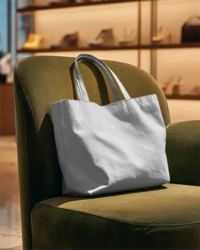 Versatile Cotton Tote Bag Mockup Perfect For Branding And Custom Printed Accessories