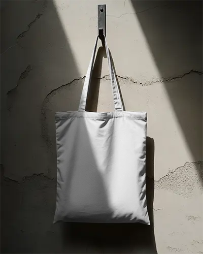 Eco Friendly Cotton Tote Bag Mockup For Custom Logo And Design Presentation Usage