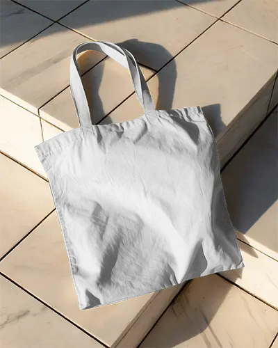 Reusable Canvas Tote Bag Mockup Lifestyle Accessory For Shopping And Daily Essentials Carrying