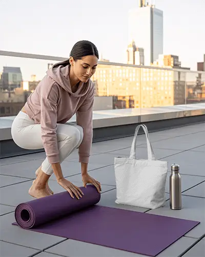 Premium Cotton Tote Bag Mockup For Fashionable Accessories And Sustainable Shopping Promotions