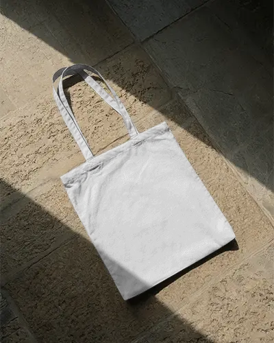 Blank Cotton Tote Bag Mockup For Promotional Products And Sustainable Fashion Marketing