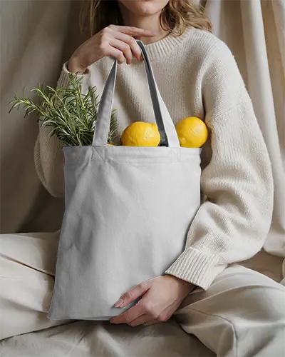 Eco Friendly Canvas Tote Bag Mockup Perfect For Groceries Gifts And Casual Use All Seasons