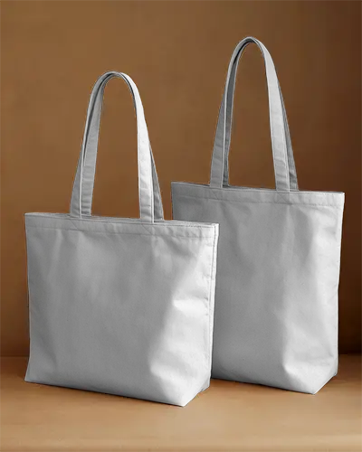 Eco Friendly Large Capacity Tote Bags Mockup With Simple Minimalist Design And Durable Construction