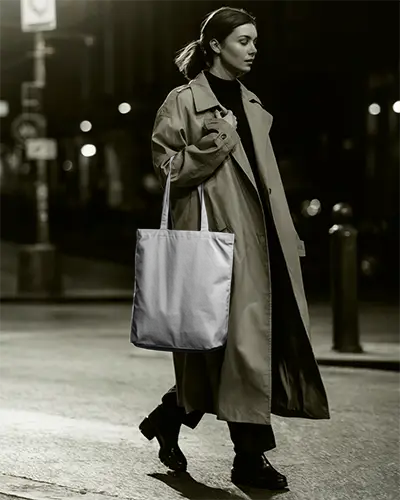 Street Style Tote Bag Mockup For Digital Marketing And Lifestyle Product Promotions Online