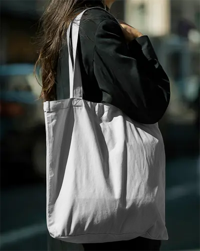 Eco Friendly Reusable Tote Bag Mockup For Custom Logo And Design Showcase