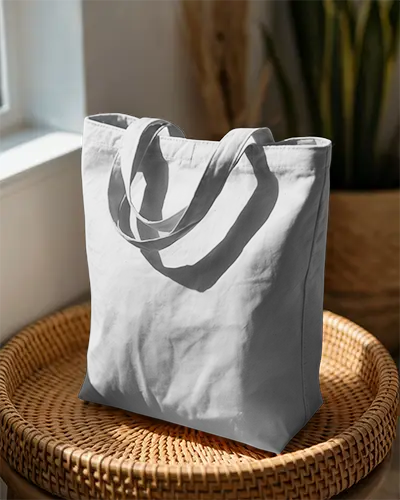 Eco Friendly Reusable Tote Bag Mockup For Custom Design Presentation And Brand Promotion