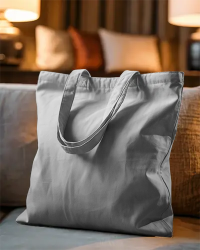 Reusable Cotton Tote Bag Mockup For Eco Friendly Shopping And Daily Carry Accessory Use