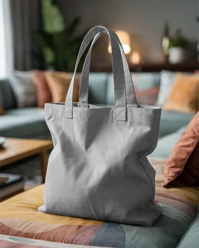 Stylish Durable Tote Bag Mockup For Fashion Brands And Retail Packaging Designs