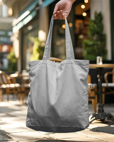 Stylish Everyday Tote Bag Mockup With Long Handles For Custom Design Display