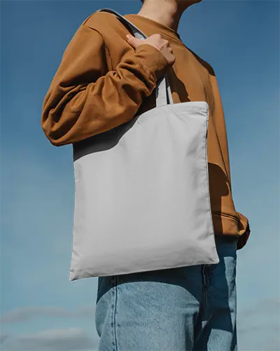 High Quality Tote Bag Mockup Template For Promotional And Marketing Materials Showcasing