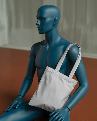 Eco Friendly Cotton Tote Bag Mockup For Minimalist Fashion And Sustainable Lifestyle Brands