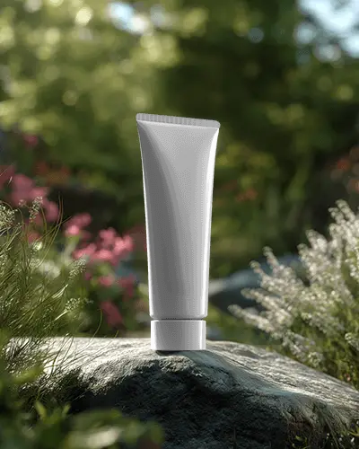 sleek-tube-mockup-for-cosmetic-cream-lotion-packaging-with-natural-background