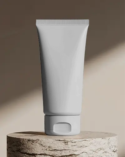 Tube Mockup For Skin Care Product Packaging Design Presentation Matte Finish Style