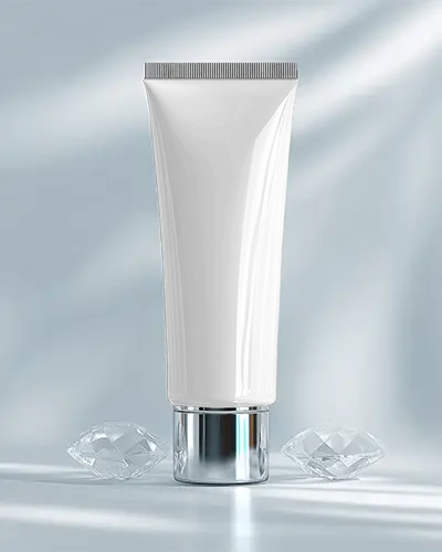 luxury-skincare-tube-mockup-with-metallic-cap-and-glass-gemstone-elements-for-elegant-design