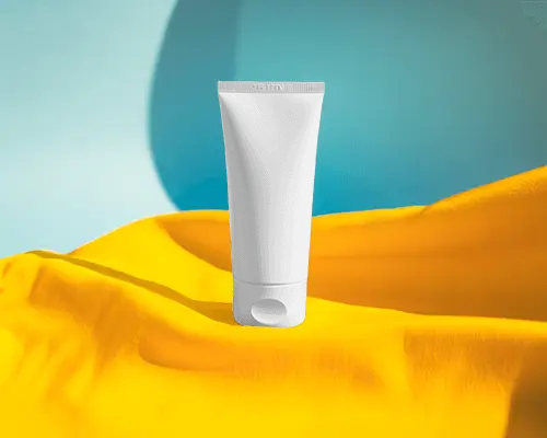 Cosmetic Product Tube Mockup For Skin Care Lotion Cream Packaging Template