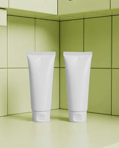 Premium Tube Mockup For Skincare Products Packaging And Cosmetic Cream Design Template