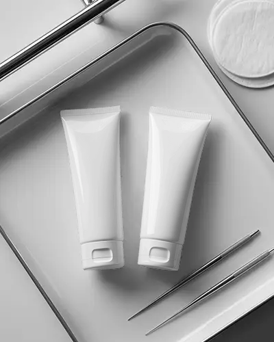 Cosmetic Care Tube Mockups For Skincare Serum Lotion Creams Beauty Product Packaging